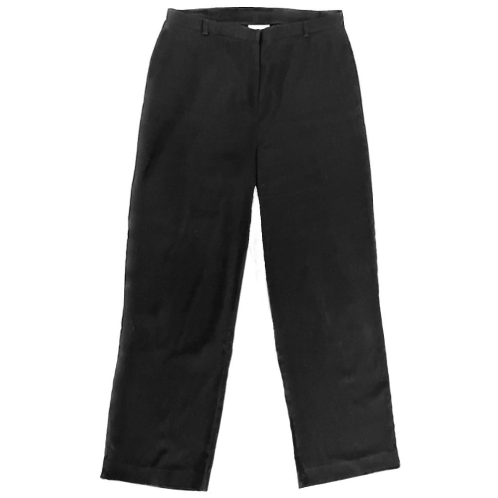 Black Wide Leg Women's Pants - Coffee Bean for J. London - Excellent Condition